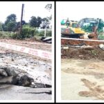 घोड़ाडोंगरी रेलवे गेट पर बन रहे ओवरब्रिज में सुरक्षा के नाम पर भारी लापरवाही- कभी भी हो सकता है बड़ा हादसा