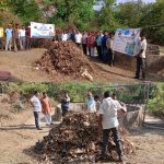 वार्ड 16 के सार्वजनिक कुएं को जल गंगा अभियान के तहत श्रमदान कर किया साफ, रास्ते पर झाडू लगाकर नपाध्यक्ष और पार्षदों ने की सफाई