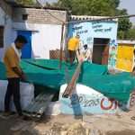 जल गंगा अभियान के तहत वार्ड 1 के सार्वजनिक कुएं की श्रमदान कर सफाई