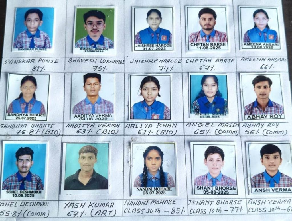 एसडीएम हायर सेकेंडरी स्कूल शोभापुर का बोर्ड परीक्षा में शानदार प्रदर्शन