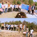 जल गंगा संवर्धन अभियान के तहत छठ पूजा घाट पर किया श्रमदान, डेम से निकाली गंदगी, घाट को किया पालीथीन मुक्त