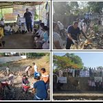 जल गंगा संवर्धन अभियान: जल संरक्षण के संकल्प के साथ सापना नदी के भवानी घाट पर हुआ श्रमदान
