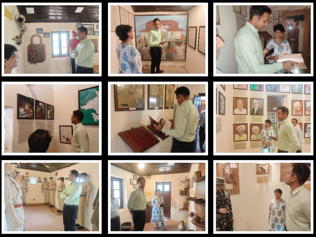कलेक्टर डॉ. सोनवणे ने रानीपुर थाना म्यूजियम का किया अवलोकन