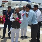 राज्यपाल श्री मंगुभाई पटेल का किया आत्मीय स्वागत