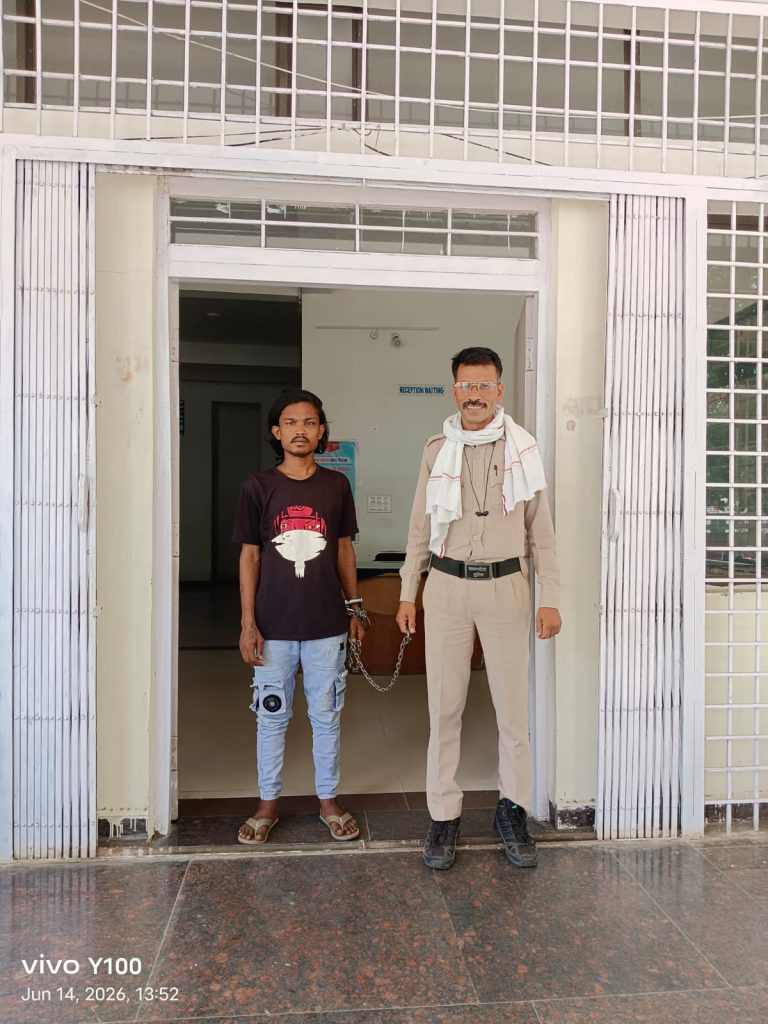 सारणी पुलिस ने छेडछाड के आरोपी को किया गिरफ्तार