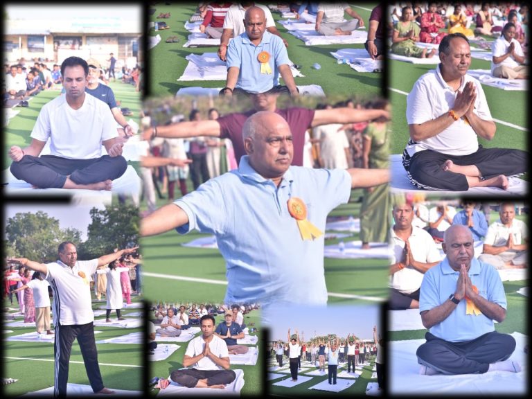 योग से शारीरिक, मानसिक, आध्यात्मिक विकास संभव: विधायक श्री हेमंत खंडेलवाल