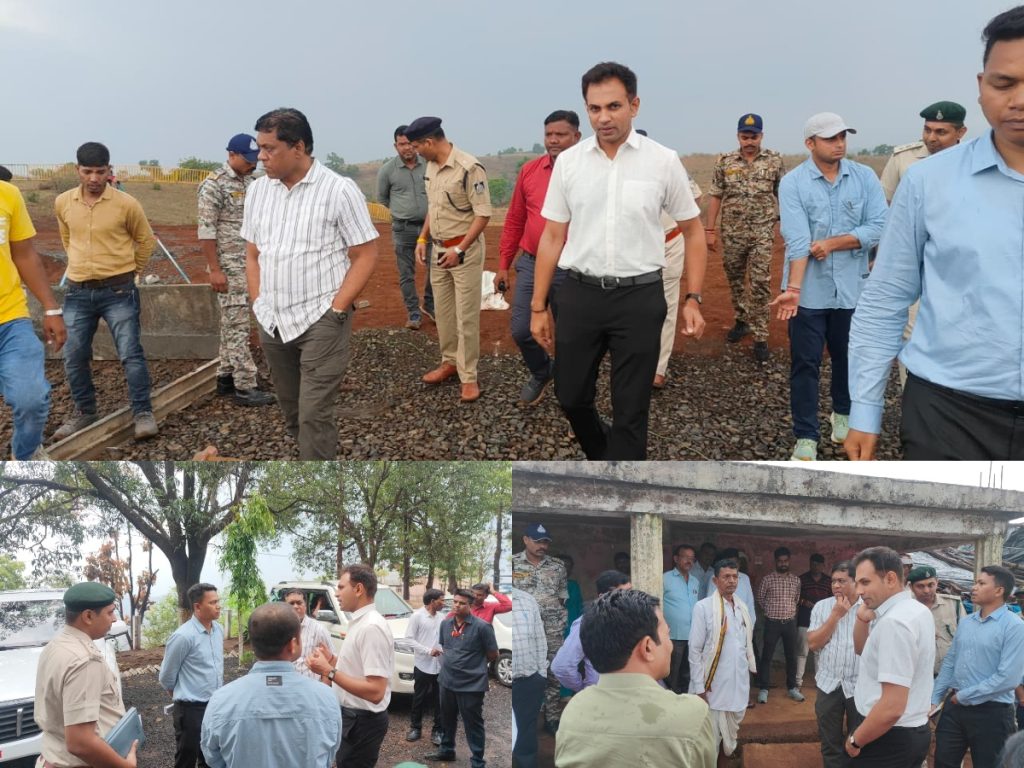 कुकरु में प्रस्तावित मुख्यमंत्री डॉ मोहन यादव के विजिट की तैयारियों का विधायक श्री चौहान और कलेक्टर डॉ. सोनवणे ने किया निरीक्षण 