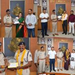 पुलिस मुख्यालय परिवार द्वारा 11 सेवानिवृत्‍त कर्मचारियों को दी गई भावभीनी विदाई