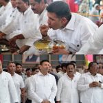 जीतू पटवारी सतलोक आश्रम पहुंचे