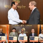 पुलिस महानिदेशक श्री कैलाश मकवाणा से नीदरलैंड के कॉन्सुल जनरल ने की शिष्टाचार भेंट