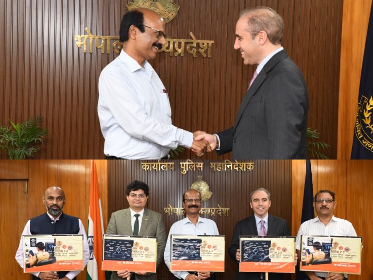पुलिस महानिदेशक श्री कैलाश मकवाणा से नीदरलैंड के कॉन्सुल जनरल ने की शिष्टाचार भेंट